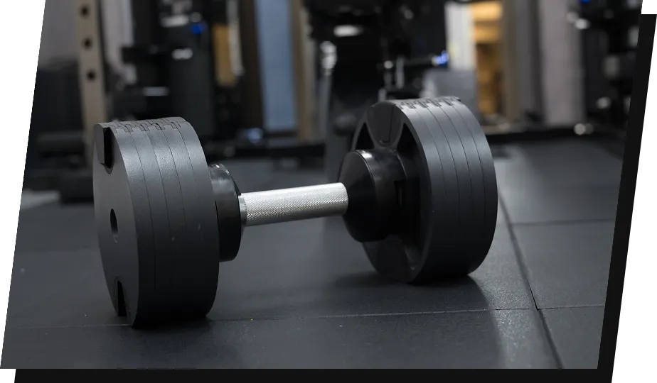 トレーニングのしやすさを追求した内装